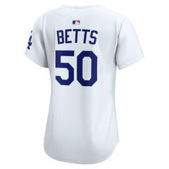 Mookie Betts Los Angeles Dodgers Nike Women's Home Limited Player Jersey - White Jerseys