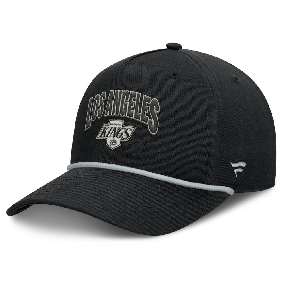 NHL Los Angeles Kings Fanatics Decades Collection A-Frame Adjustable Hat - Black