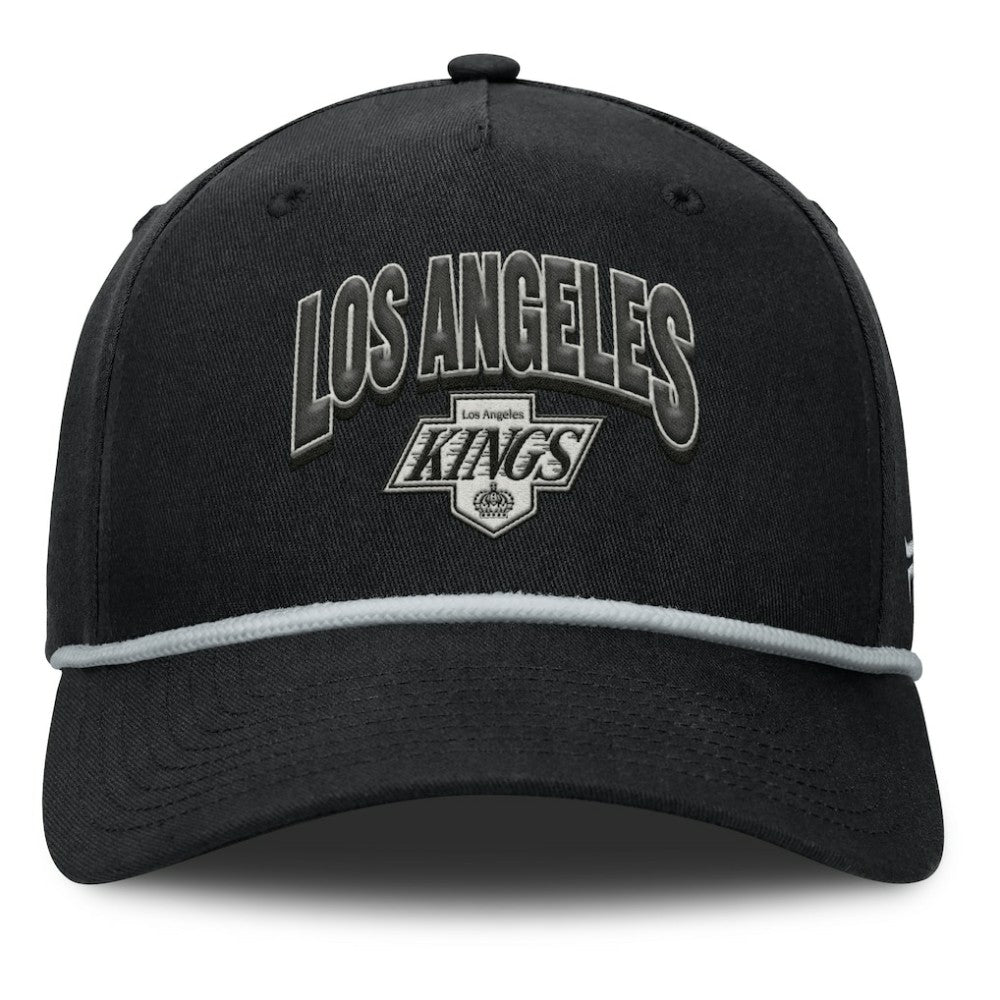 NHL Los Angeles Kings Fanatics Decades Collection A-Frame Adjustable Hat - Black