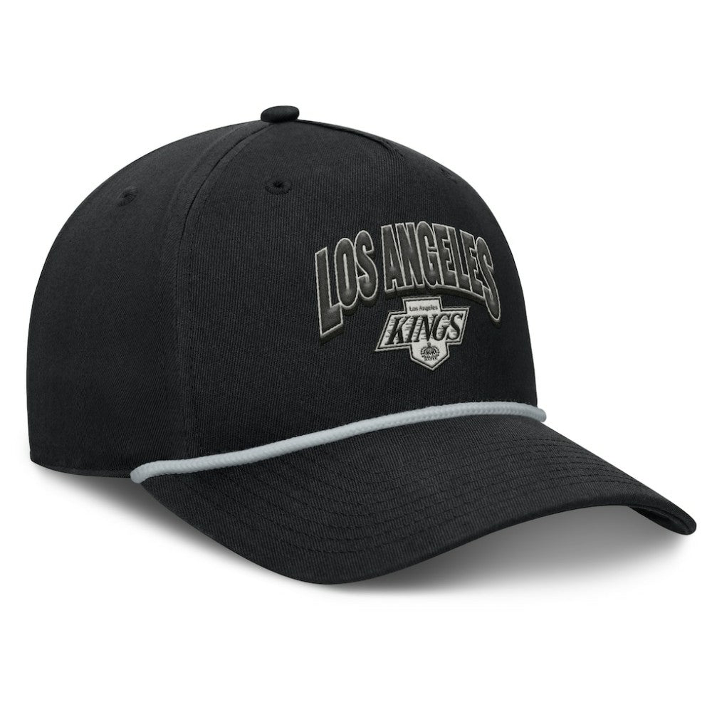 NHL Los Angeles Kings Fanatics Decades Collection A-Frame Adjustable Hat - Black