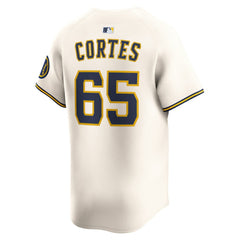 Nestor Cortes Milwaukee Brewers Nike Home Limited Player Jersey - Cream Jerseys