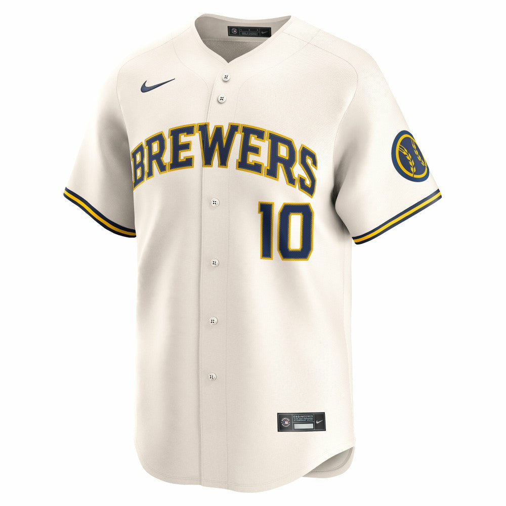 Sal Frelick Milwaukee Brewers Nike Home Limited Player Jersey - Cream Jerseys