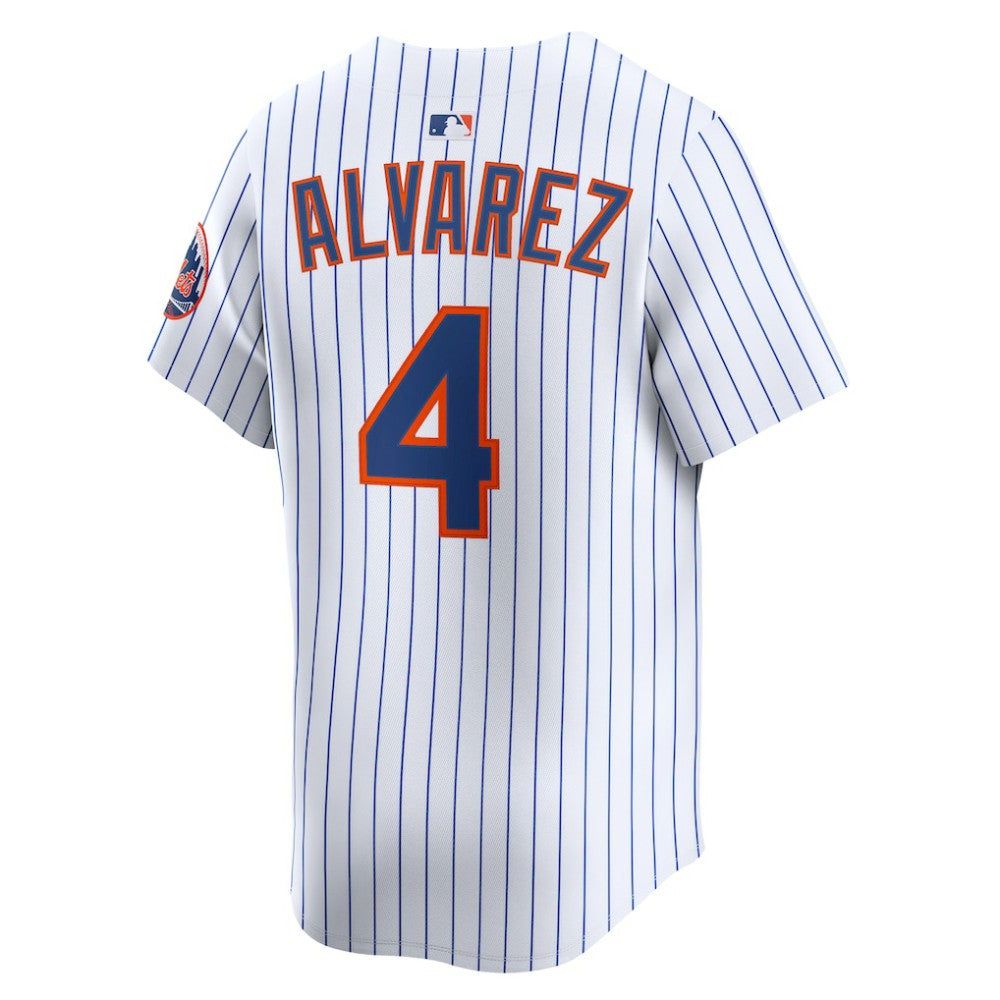 Francisco Alvarez New York Mets Nike Home Limited Player Jersey - White Jerseys
