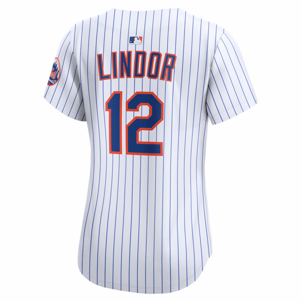 Francisco Lindor New York Mets Nike Women's Home Limited Jersey - White Jerseys