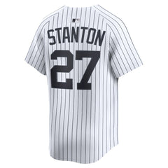 Giancarlo Stanton New York Yankees Nike Home Limited Player Jersey - White Jerseys