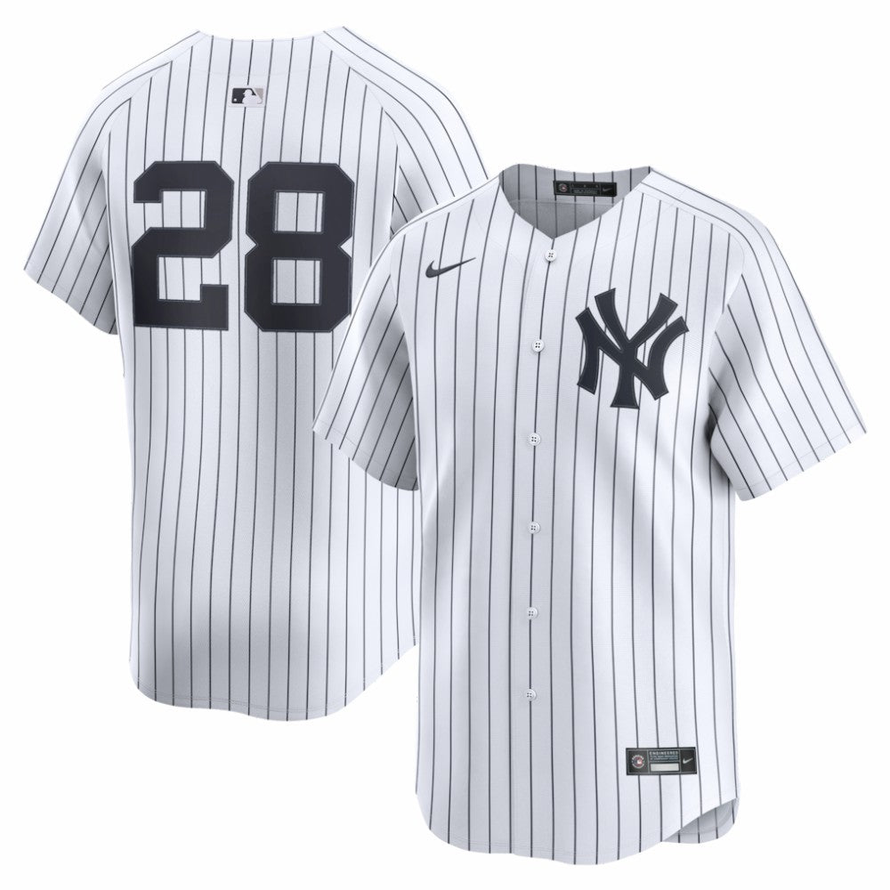 Austin Wells New York Yankees Nike Home Limited Player Jersey - White Jerseys