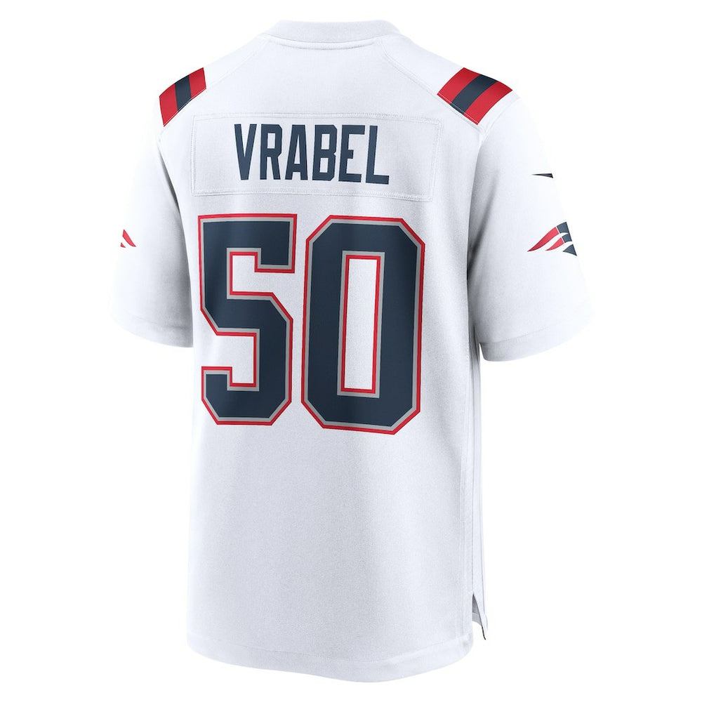 NFL Mike Vrabel New England Patriots Retired Player Game Jersey - White
