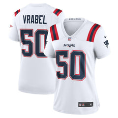 NFL Mike Vrabel New England Patriots Women's Retired Player Game Jersey - White