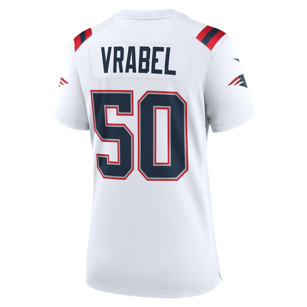 NFL Mike Vrabel New England Patriots Women's Retired Player Game Jersey - White