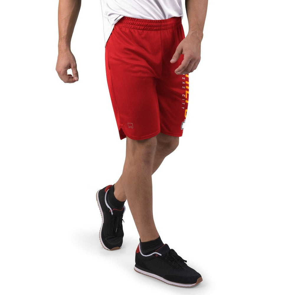 Kansas City Chiefs MSX by Michael Strahan Mesh Shorts Red