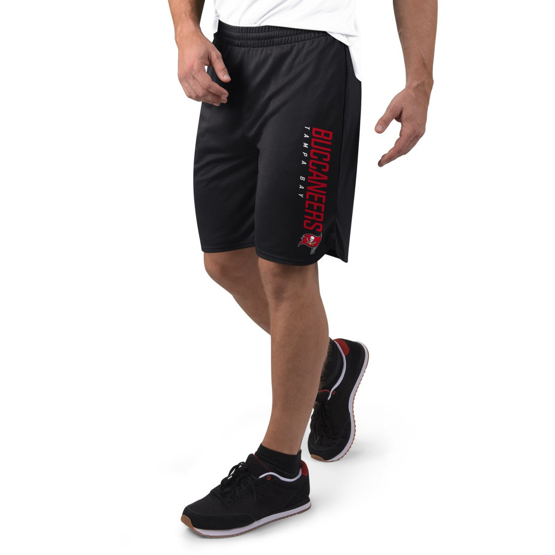 Tampa Bay Buccaneers MSX by Michael Strahan Mesh Shorts Black