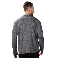 Minnesota Vikings MSX by Michael Strahan Performance Camo Long Sleeve T-Shirt Black