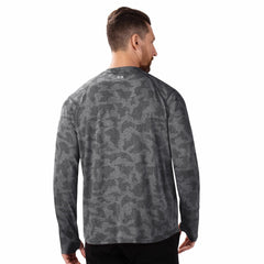 Green Bay Packers MSX by Michael Strahan Performance Camo Long Sleeve T-Shirt Black
