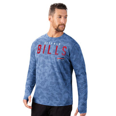 Buffalo Bills MSX by Michael Strahan Performance Camo Long Sleeve T-Shirt Royal