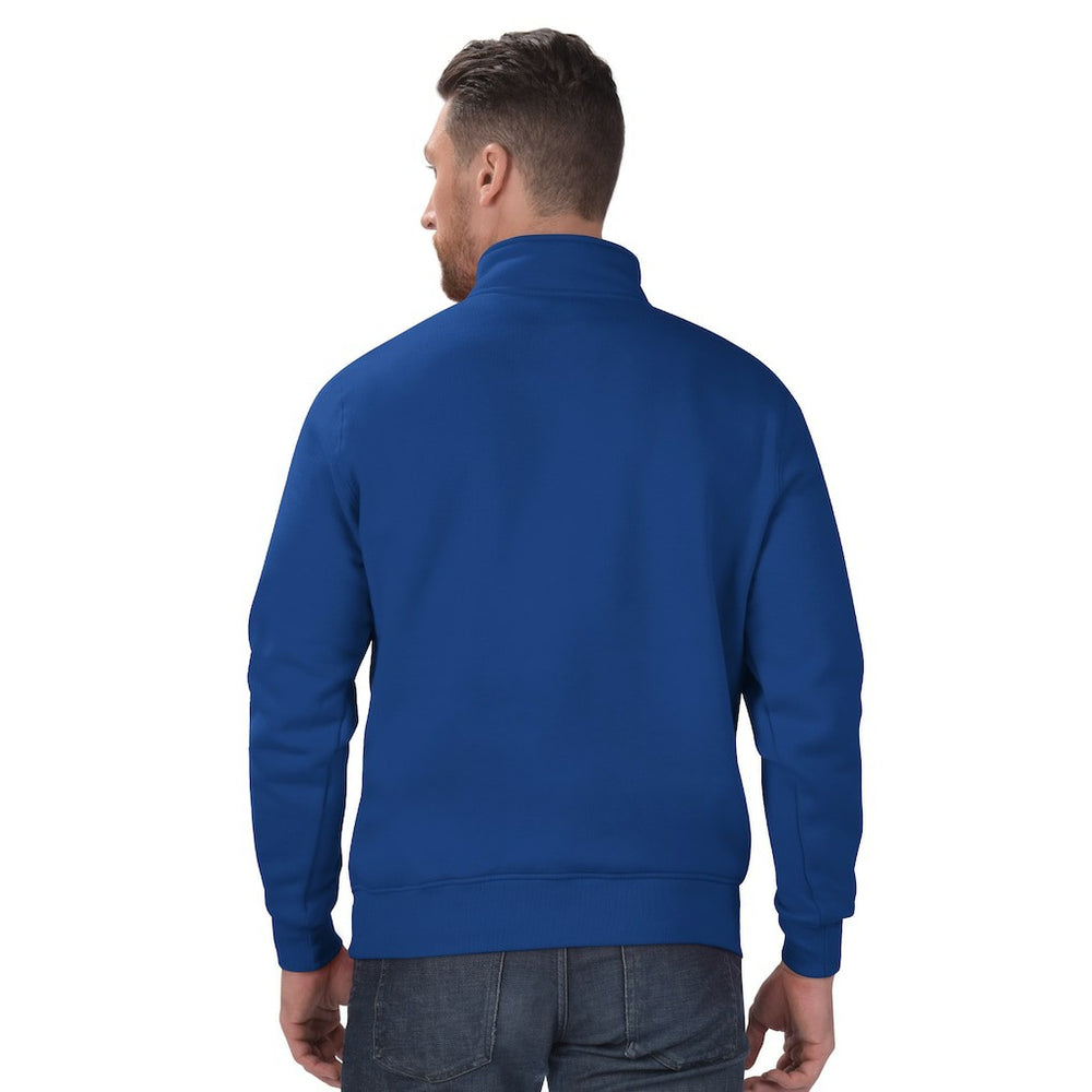 Buffalo Bills Starter Classic Quarter-Zip Pullover Sweatshirt Royal