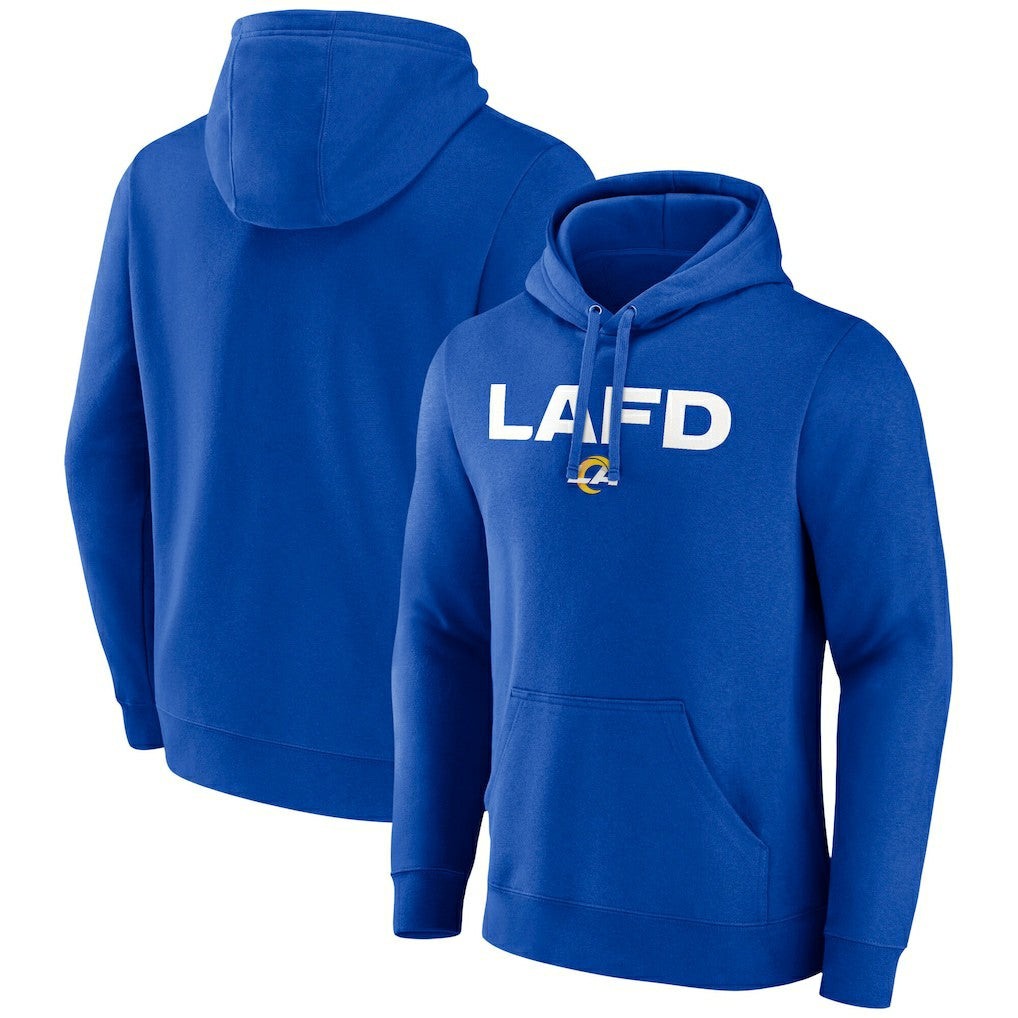 Los Angeles Rams LAFD Pullover Hoodie Royal