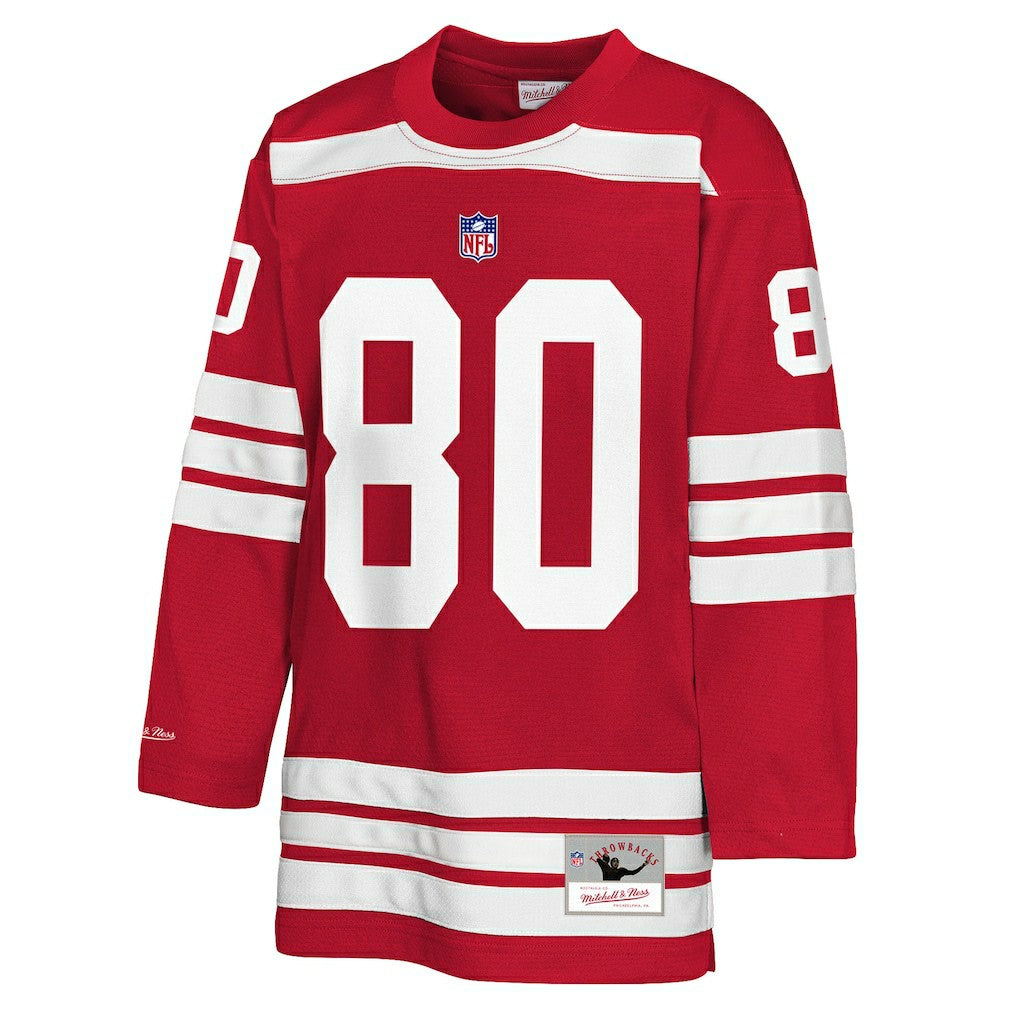 Jerry Rice San Francisco 49ers Youth Hockey Fashion Jersey Scarlet