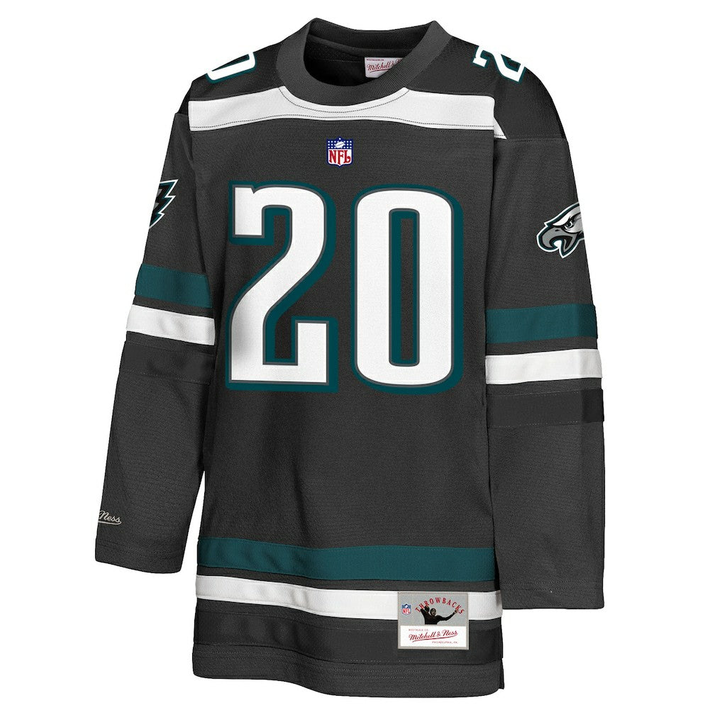 Brian Dawkins Philadelphia Eagles Youth Hockey Fashion Jersey Black