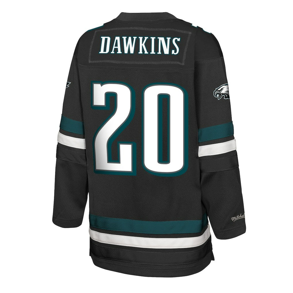Brian Dawkins Philadelphia Eagles Youth Hockey Fashion Jersey Black