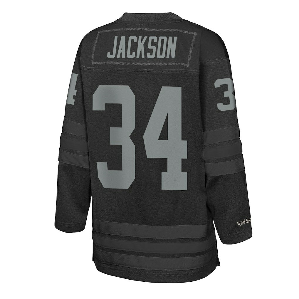 Bo Jackson Las Vegas Raiders Youth Hockey Fashion Jersey Black
