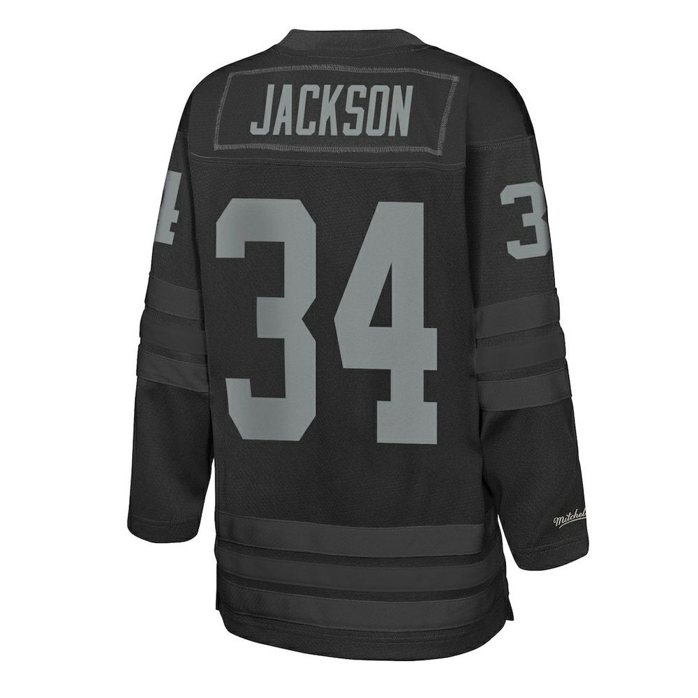 Bo Jackson Las Vegas Raiders Youth Hockey Fashion Jersey Black