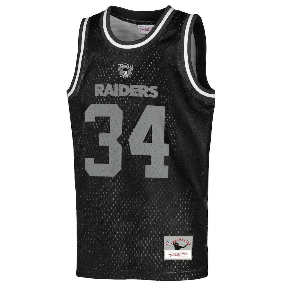 Bo Jackson Las Vegas Raiders Youth Retired Player NFL Basketball Fashion Jersey Black