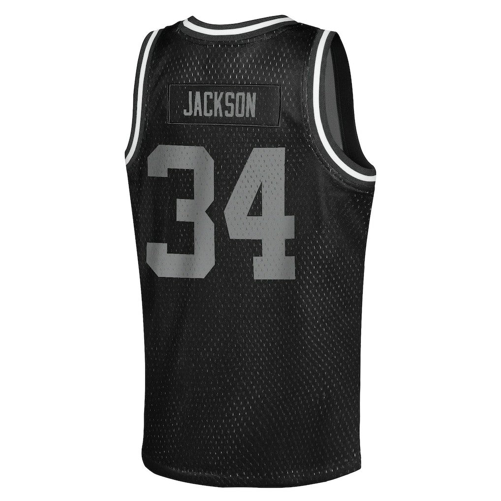 Bo Jackson Las Vegas Raiders Youth Retired Player NFL Basketball Fashion Jersey Black