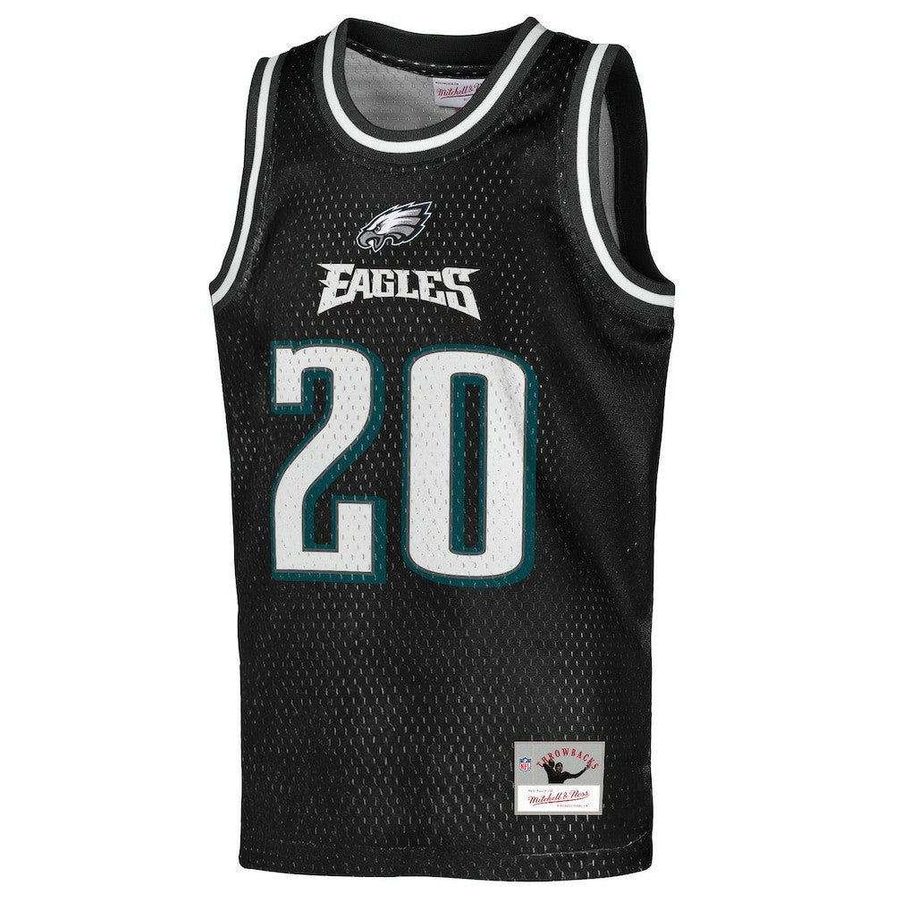 Brian Dawkins Philadelphia Eagles Youth Retired Player NFL Basketball Fashion Jersey Black
