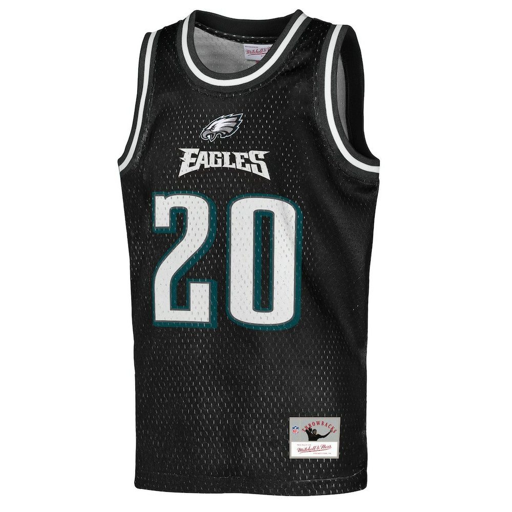 Brian Dawkins Philadelphia Eagles Youth Retired Player NFL Basketball Fashion Jersey Black