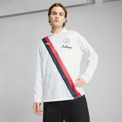 Manchester City x KidSuper 2025 FIFA Club World Cup Retro Long Sleeve T-Shirt White sale