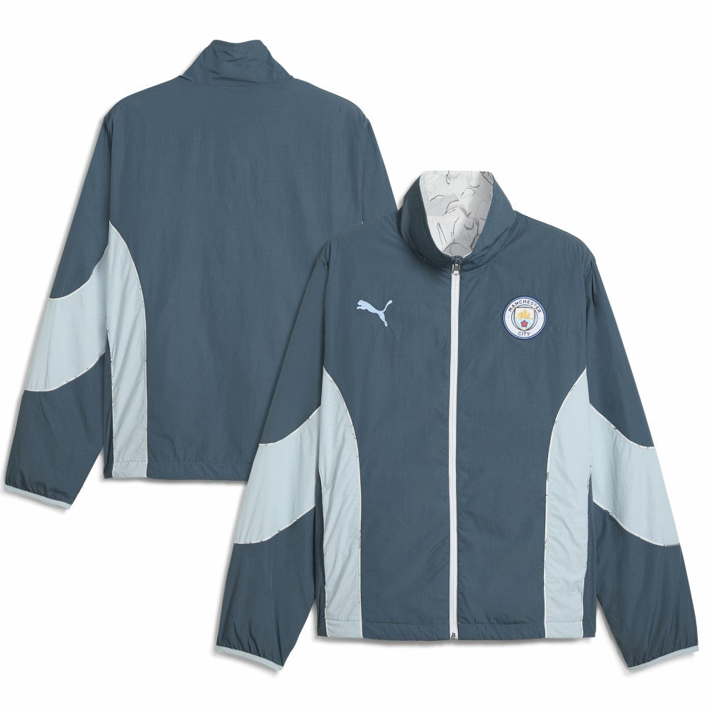Manchester City x KidSuper 2025 FIFA Club World Cup Reversible Full-Zip Jacket Gray