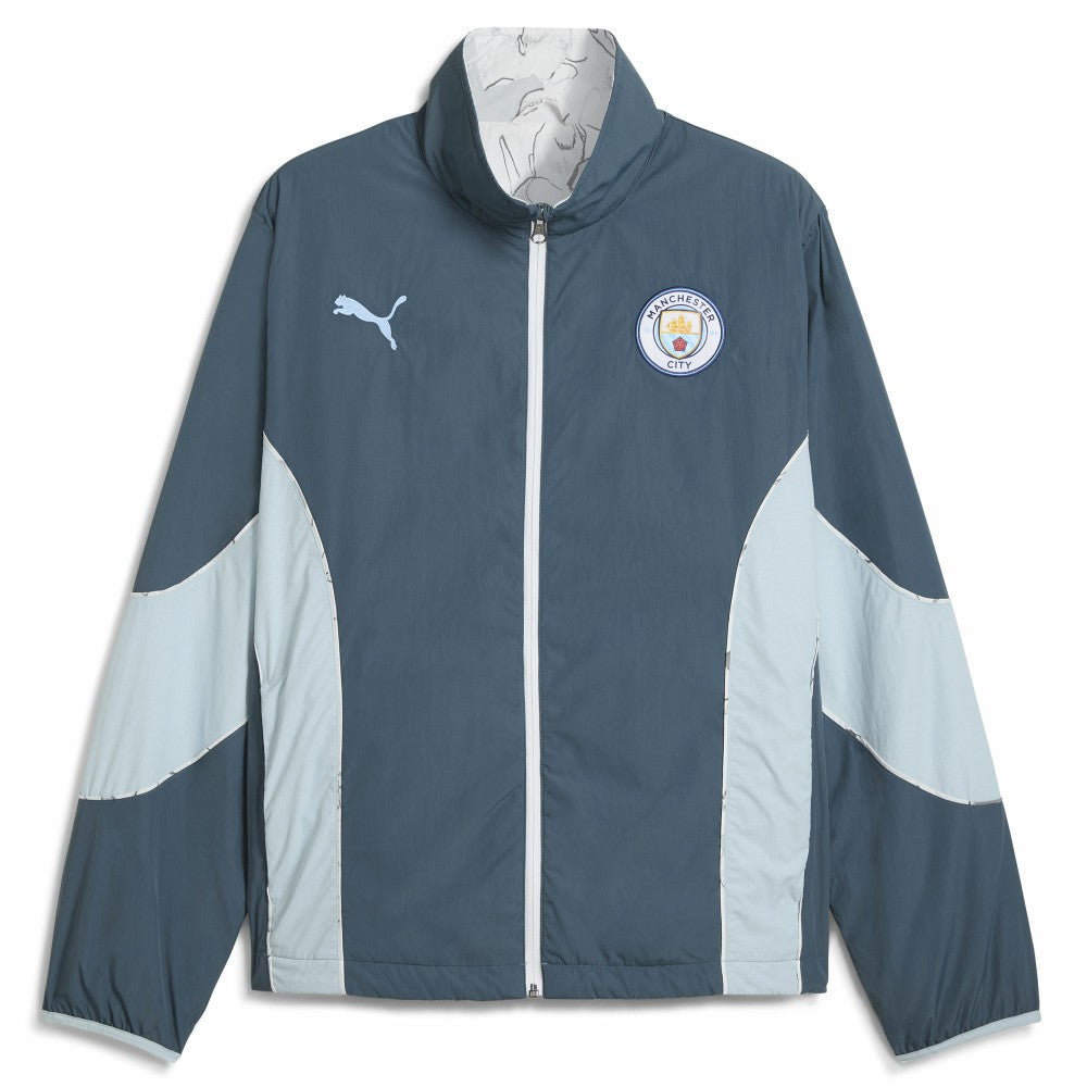 Manchester City x KidSuper 2025 FIFA Club World Cup Reversible Full-Zip Jacket Gray