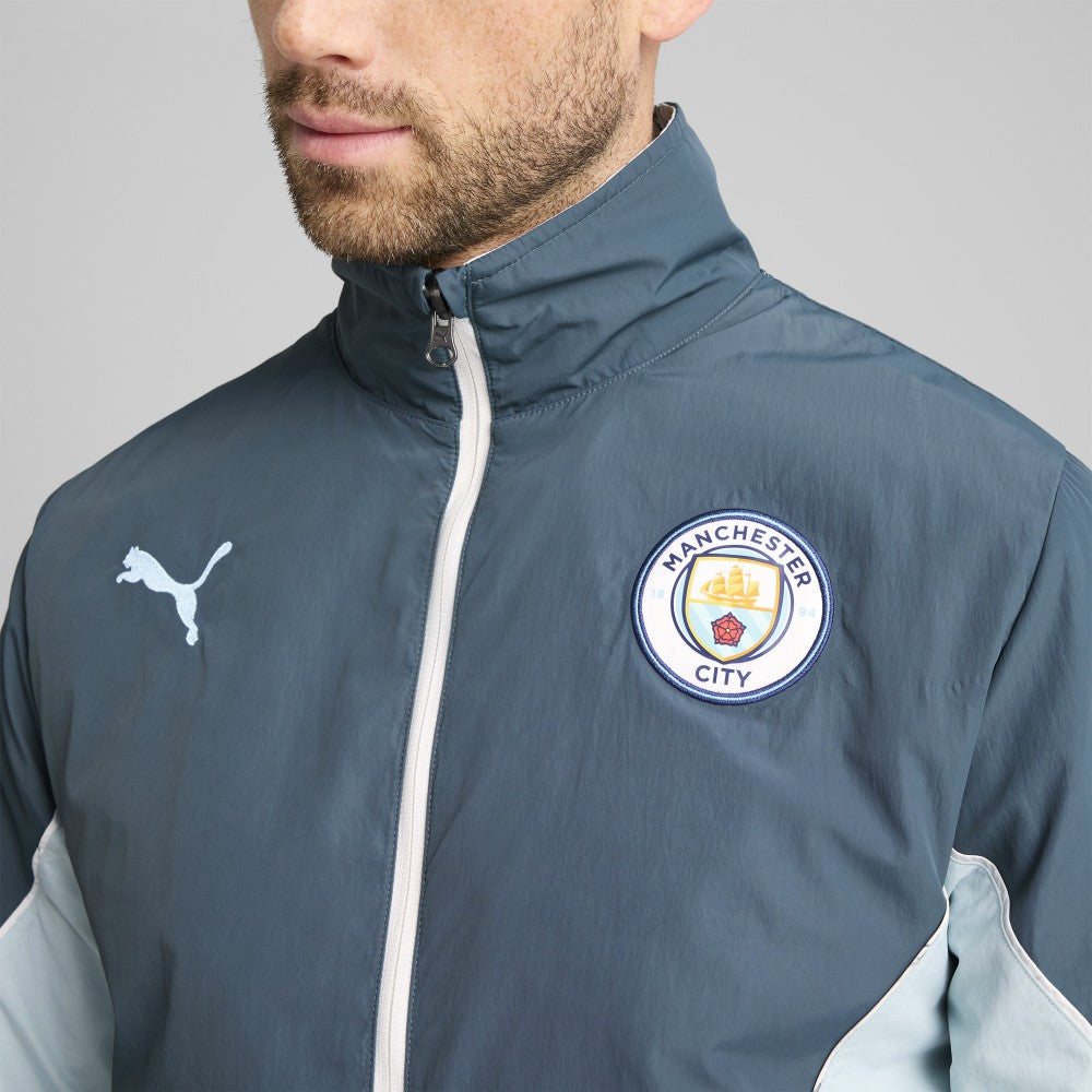 Manchester City x KidSuper 2025 FIFA Club World Cup Reversible Full-Zip Jacket Gray