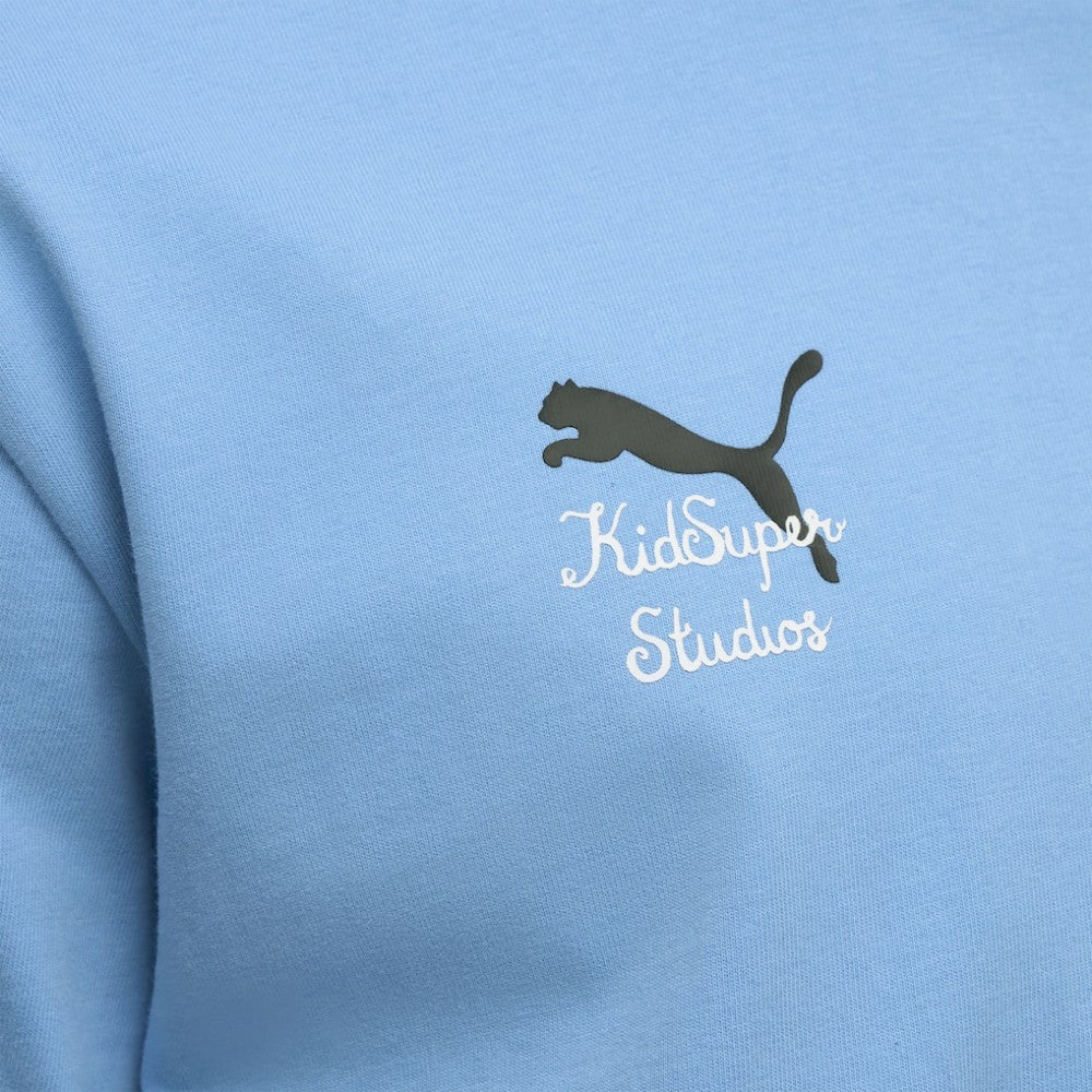 Manchester City x KidSuper 2025 FIFA Club World Cup Graphic T-Shirt Light Blue sale