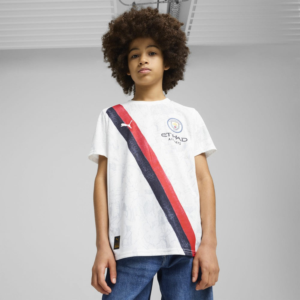 Manchester City x KidSuper Youth 2025 FIFA Club World Cup Replica Jersey White