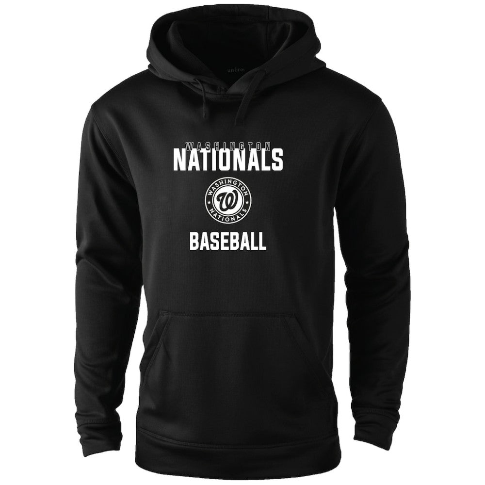 Washington Nationals Dunbrooke Champion Pullover Hoodie - Black Hoodies