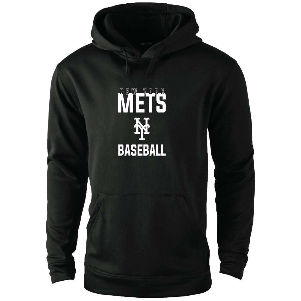 New York Mets Dunbrooke Champion Pullover Hoodie - Black Hoodies