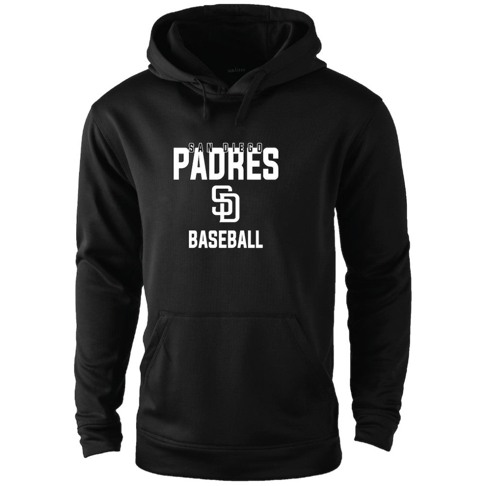 San Diego Padres Dunbrooke Champion Pullover Hoodie - Black Hoodies