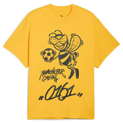Manchester City 2025 FIFA Club World Cup Hoops T-Shirt Yellow