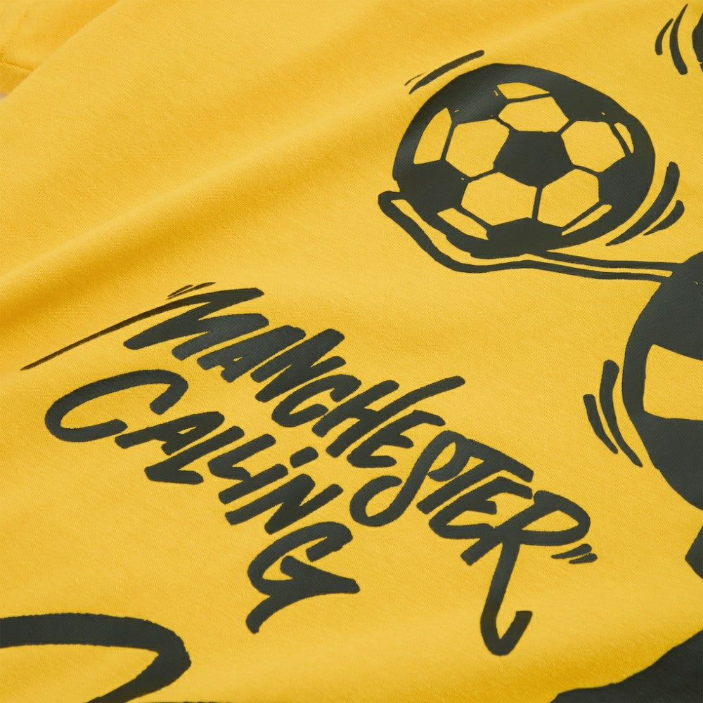 Manchester City 2025 FIFA Club World Cup Hoops T-Shirt Yellow