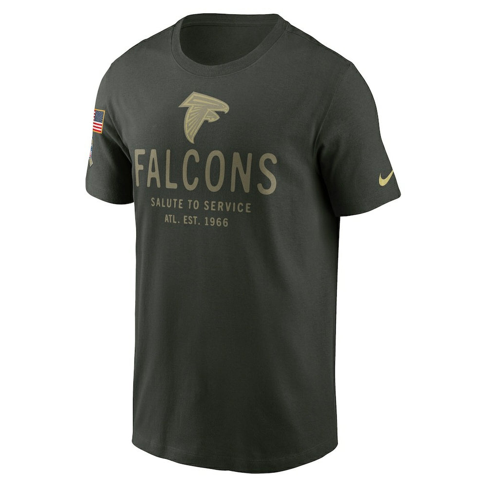 Atlanta Falcons 2025 Salute to Service Sideline Primary Edge Dri-FIT T-Shirt Forest Green