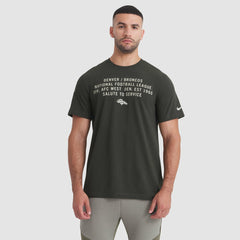 Denver Broncos 2025 Salute to Service Sideline Slub Dri-FIT T-Shirt Forest Green