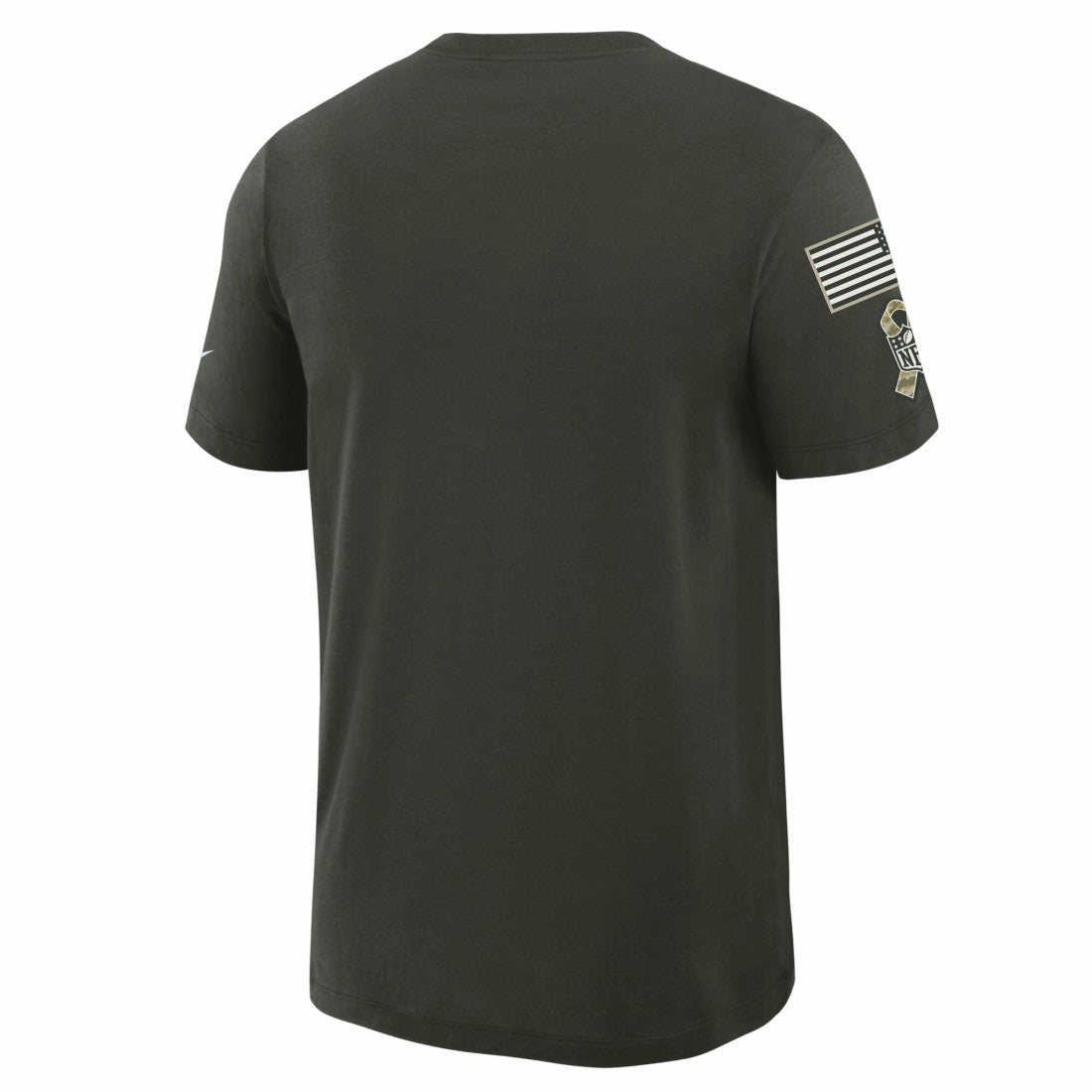 Green Bay Packers 2025 Salute to Service Sideline Slub Dri-FIT T-Shirt Forest Green