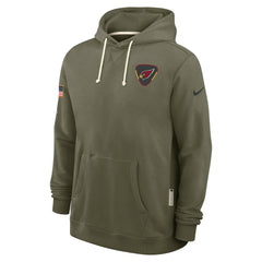 Arizona Cardinals 2025 Salute to Service Sideline Standard Issue Dri-FIT Hoodie Olive