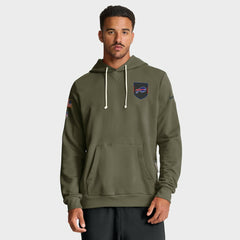 Buffalo Bills 2025 Salute to Service Sideline Standard Issue Dri-FIT Hoodie Olive