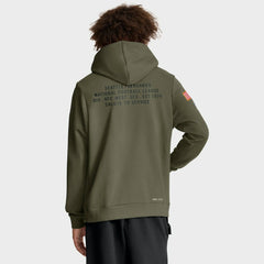 Seattle Seahawks 2025 Salute to Service Sideline Standard Issue Dri-FIT Hoodie Olive