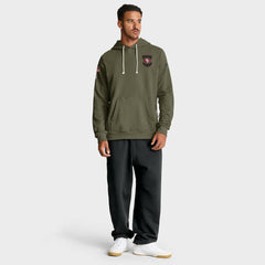 San Francisco 49ers 2025 Salute to Service Sideline Standard Issue Dri-FIT Hoodie Olive