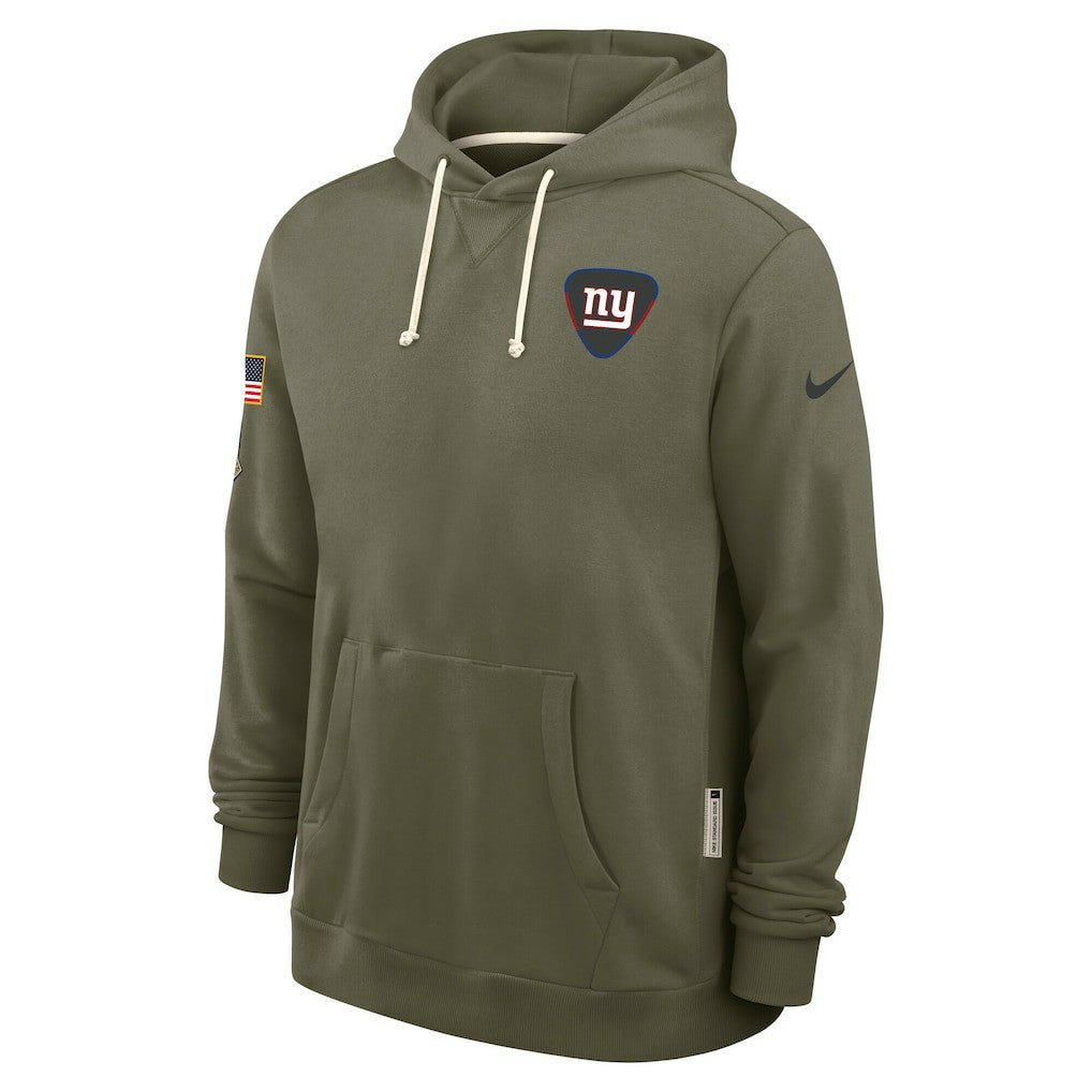 New York Giants 2025 Salute to Service Sideline Standard Issue Dri-FIT Hoodie Olive