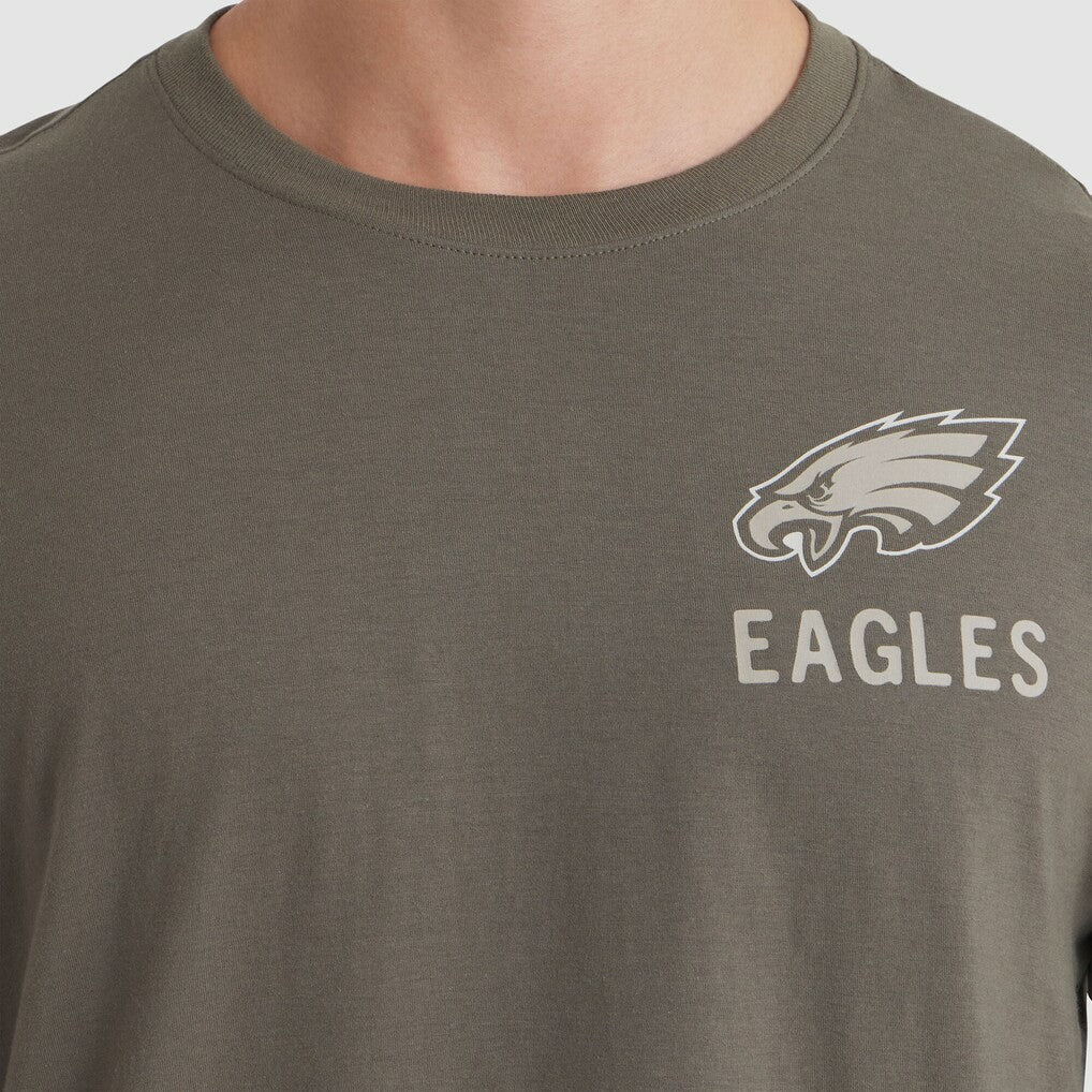 Philadelphia Eagles 2025 Salute to Service Sideline Long Sleeve T-Shirt Olive