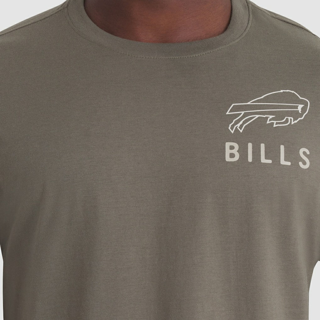 Buffalo Bills 2025 Salute to Service Sideline Long Sleeve T-Shirt Olive